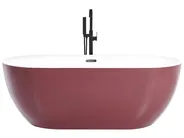 Freestanding Bathtub CARRERA 1700 x 800 mm Burgundy_806793