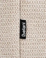 Swivel Armchair NORAGER Fabric Light Beige_1165192