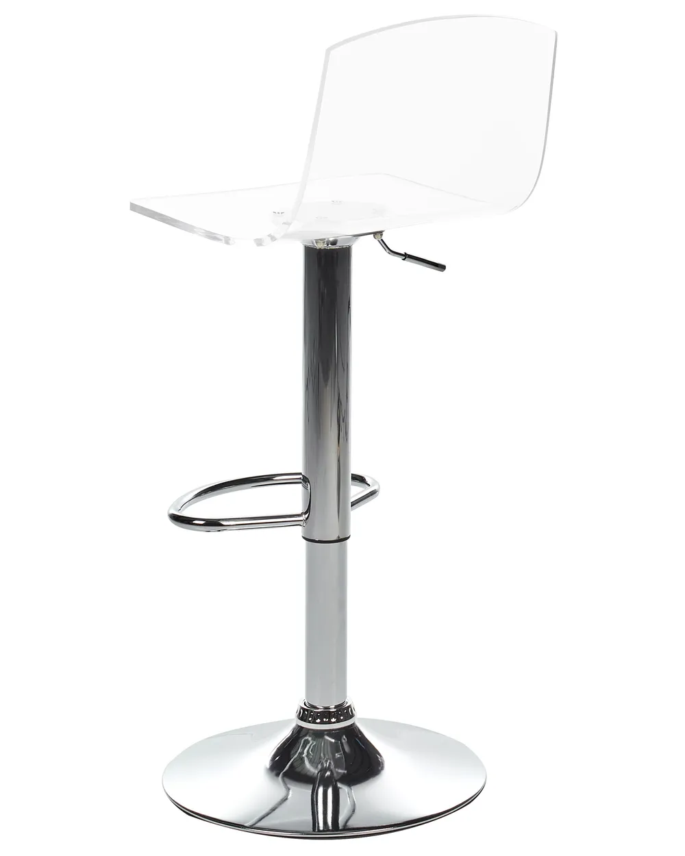 Set of 2 Bar Chairs IMOLA Swivel Transparent_915130