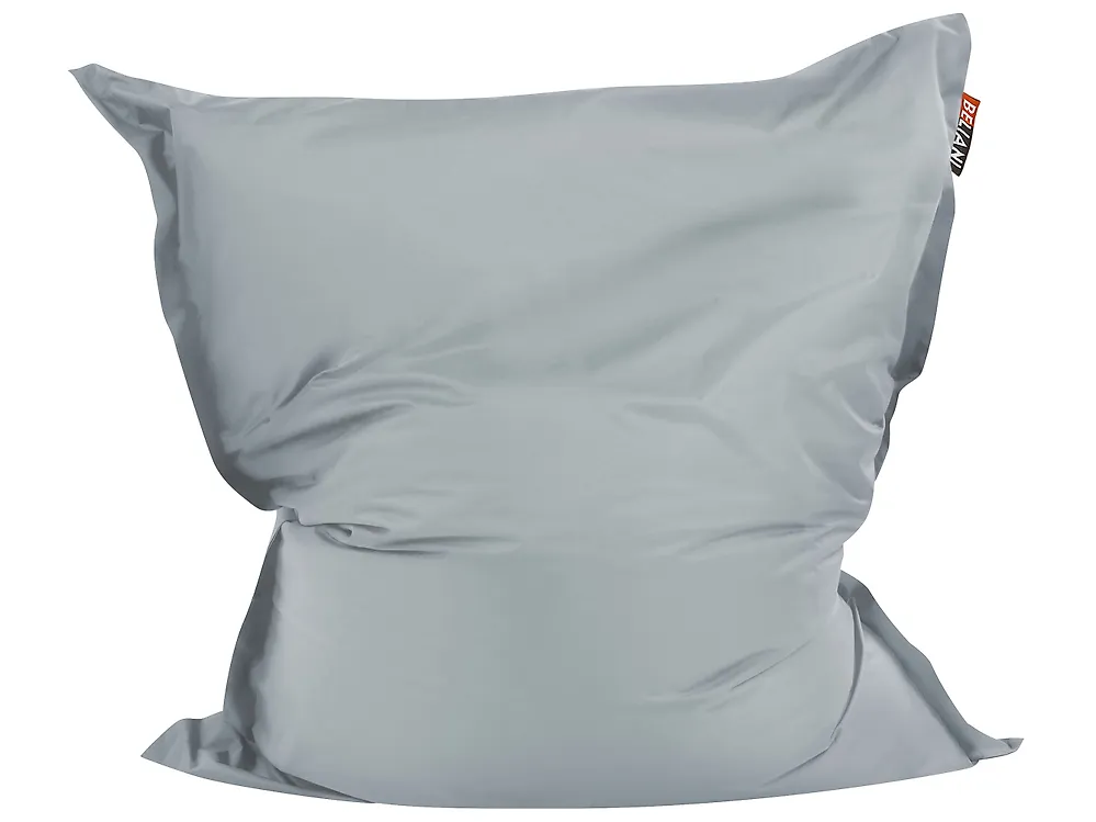 Säkkituolin päällinen FUZZY 140 cm 180 cm Vaaleanharmaa