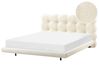 Bed Boucle SOULISSE 160 x 200 cm (EU King Size) Off-White