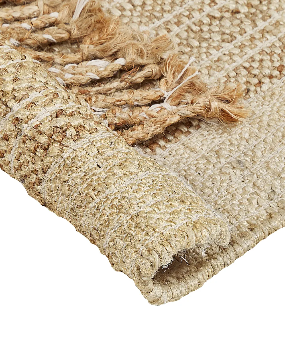 Rug ORTAOBA Beige 160 x 230 cm Jute_847738