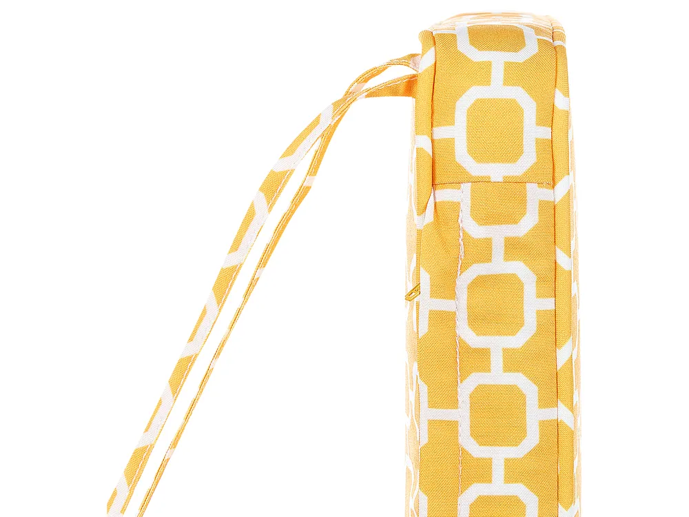 Set of 6 Garden Chair Cushions TOLVE 39 x 31 cm Yellow_849041