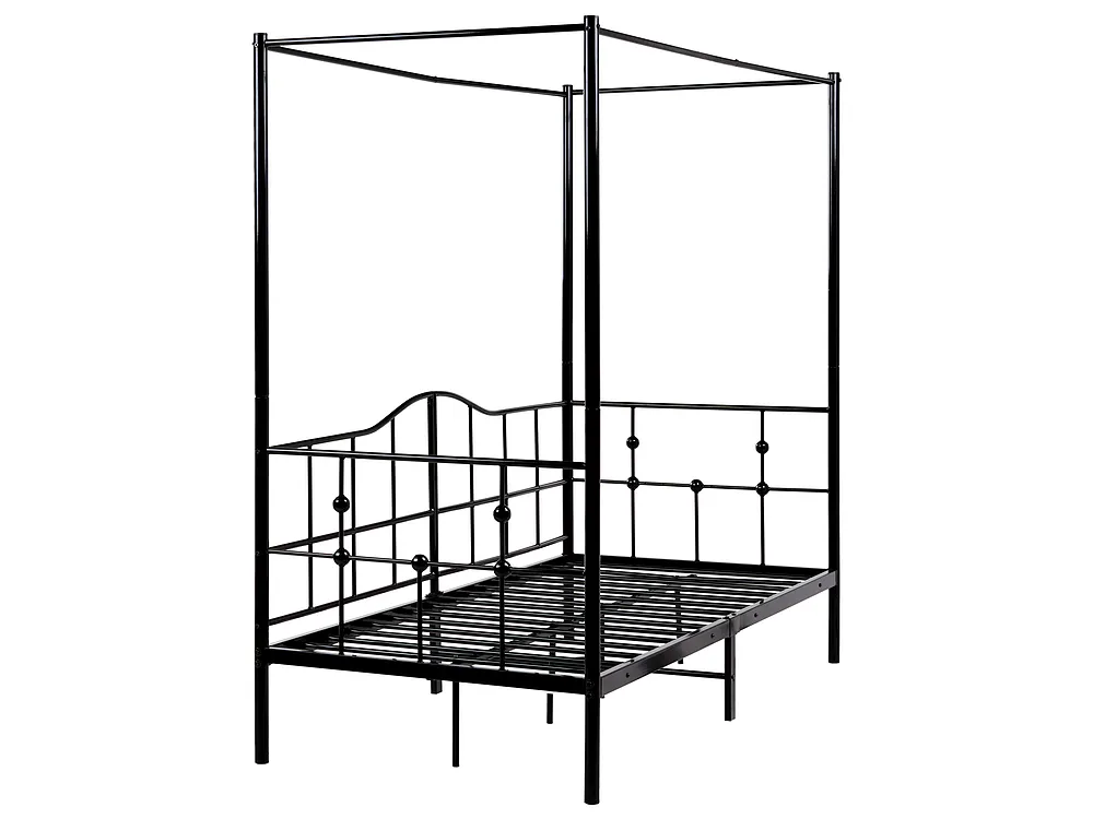 Pylvässänky Metalli ARTONNE 90 x 200 cm Musta_1141713