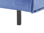Living Room Set 3 Seater VESTFOLD Velvet Navy Blue_808928