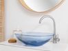 Countertop Basin MOENGO 540 x 360 mm Solid Surface Blue