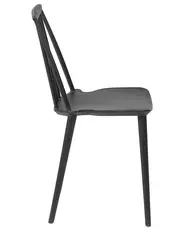 Set of 2 Dining Chairs VENTNOR Black_707144