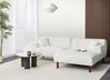 Corner Sofa 3 Seater HOLT Boucle White Left Hand