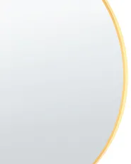 Wall Mirror ANNEMASSE 80 cm 80 cm Metal Gold_844164