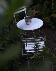 Caféset Fällbar FIORI Metall Vit_872880