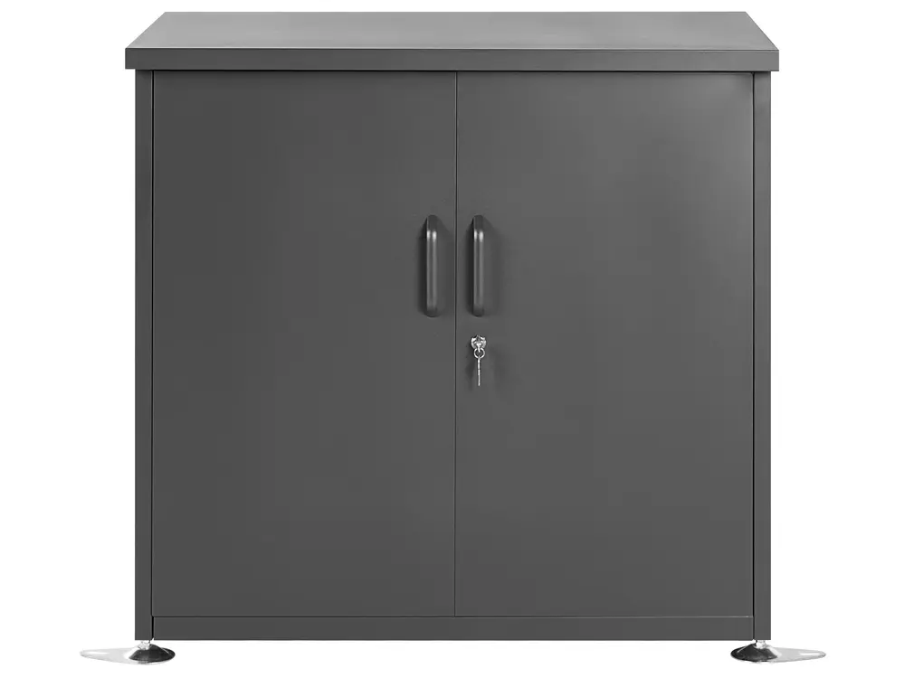 Puutarhakaappi DORGALI 93 cm 88 cm Metalli Grafiitinharmaa_1131465