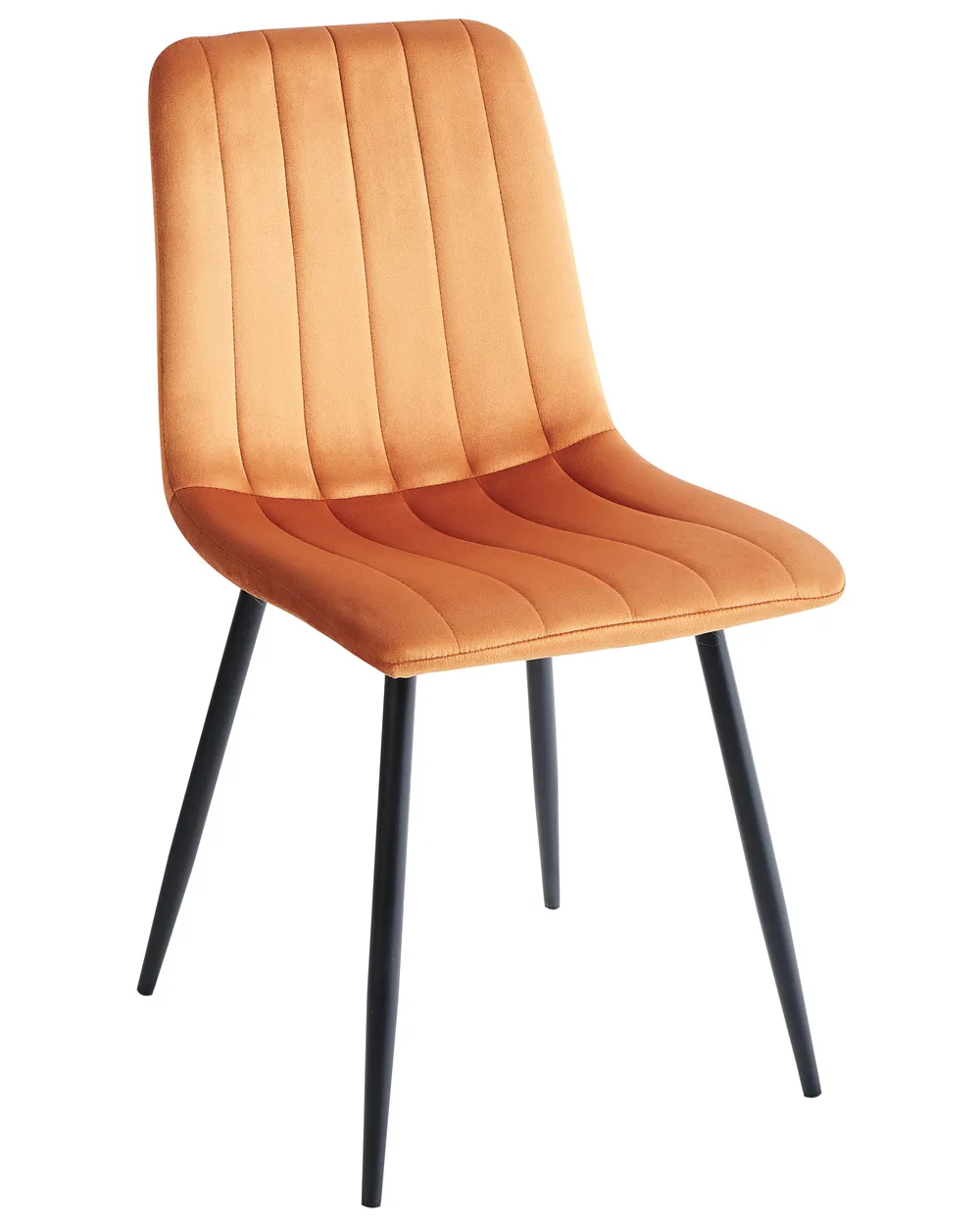 Ruokatuolisetti 4 kpl KALISPELL Sametti Oranssi_966697