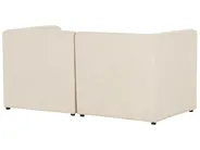 Modular Sofa 2 Seater LEMVIG Corduroy Light Beige_875027