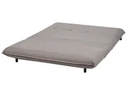 Sofa Bed 2 Seater ABISKO Faux Linen Dark Grey_1030913