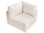 Hörnmodul MESNALI Bouclé Off-White_1046488