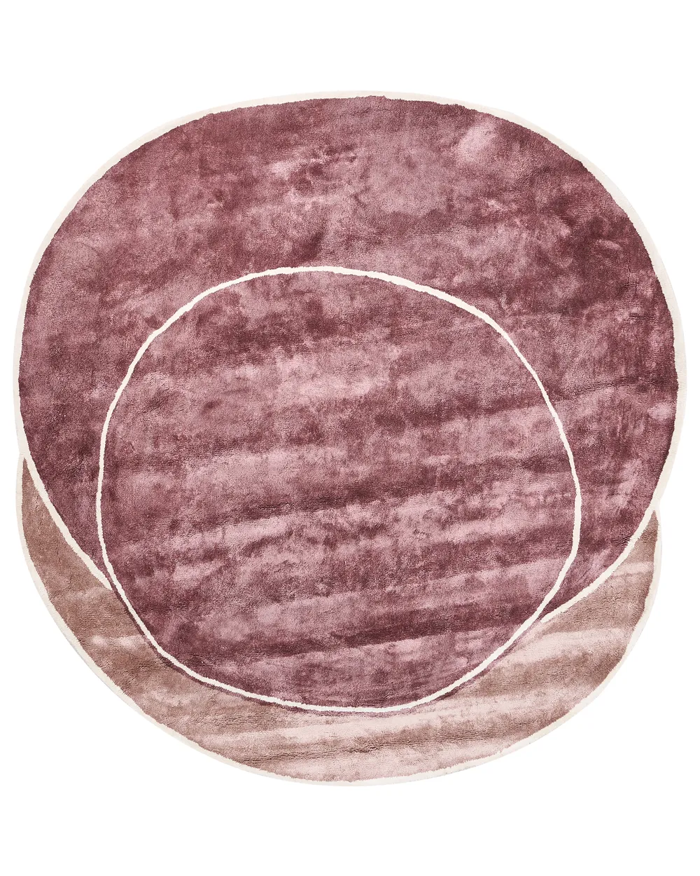 Rug KANRACH Pink 200 x 200 cm Viscose
