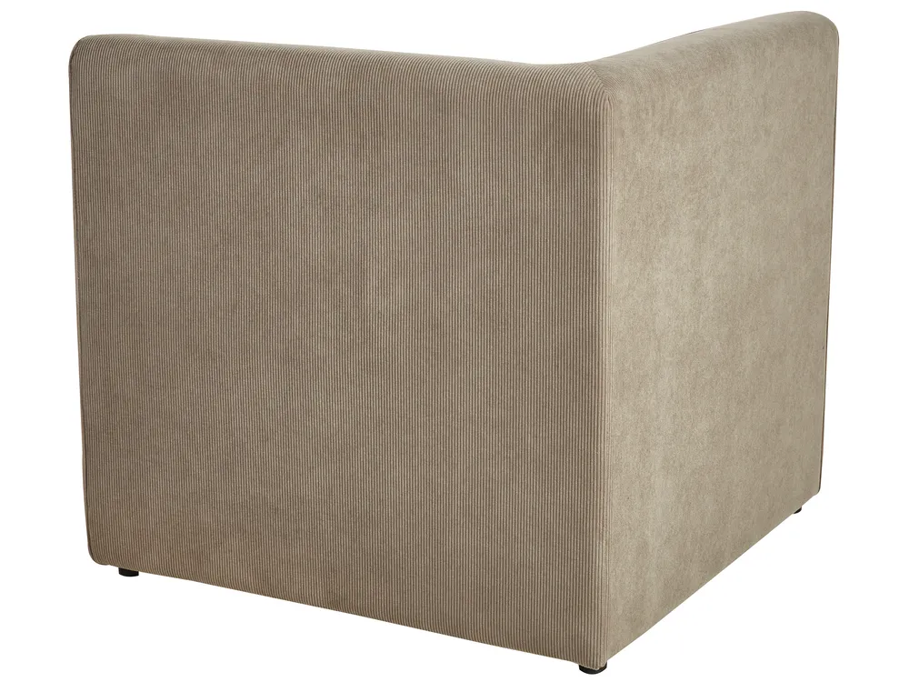 Modular Sofa 2 Seater LEMVIG Corduroy Taupe_875299
