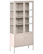Vitriini OXTED 80 cm Metalli Beige_1069009