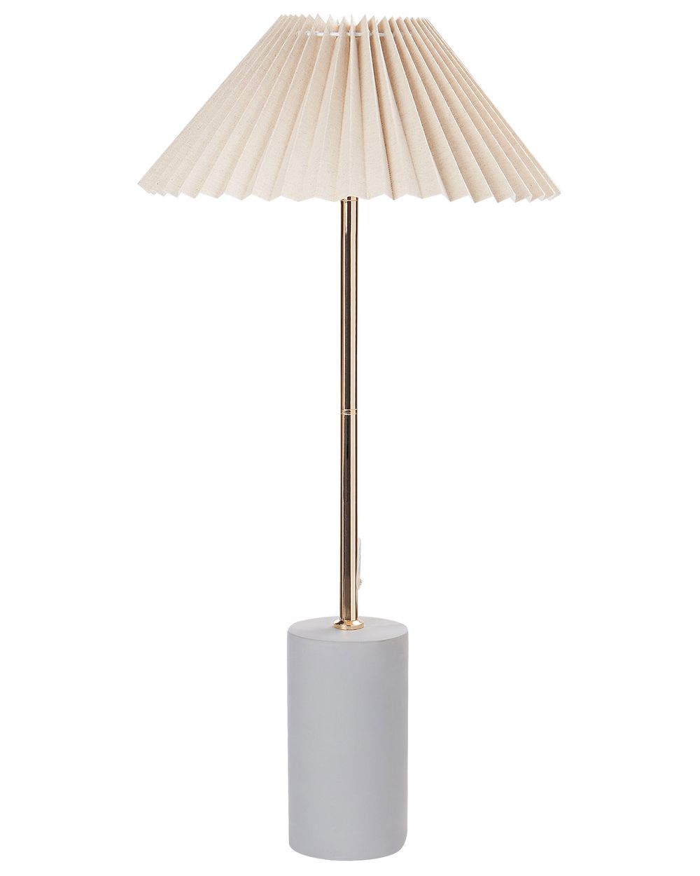 Table Lamp BALUARTE Faux Linen Beige