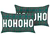 Koristetyynysetti 2 kpl JOYCANDY 30 x 50 cm Vihreä Joulukuvio