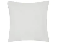 Set of 2 Decorative Cushions MEADOWFOAM 45 x 45 cm Cotton White Abstract Pattern_818791