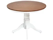 Dining Table AKRON Brown Ash Wood 100 cm 100 cm Wood_996792