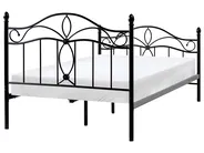 Bed Metal ANTLIA 120 x 200 cm (EU Small Double) Black_1026541