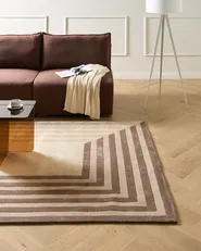 Rug SARAI Beige 200 x 300 cm Viscose_1036906