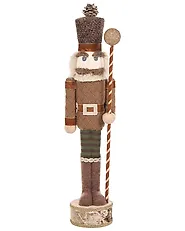 Set of 2 Figurines KOLARI 68/91 cm Nutcracker Brown_1156782