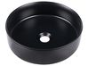 Countertop Basin CALIG ⌀ 360 mm Ceramic Black