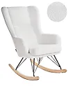 Rocking Chair LUOMA Boucle Off-White