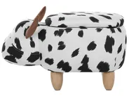 Djurpuff med förvaring COW Ko Vit_752235
