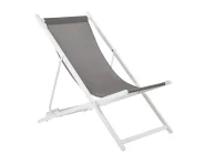 Folding Deck Chair LOCRI II Metal Grey_926333