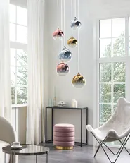 Pendant Lamp TOOMA Glass Brass_868641