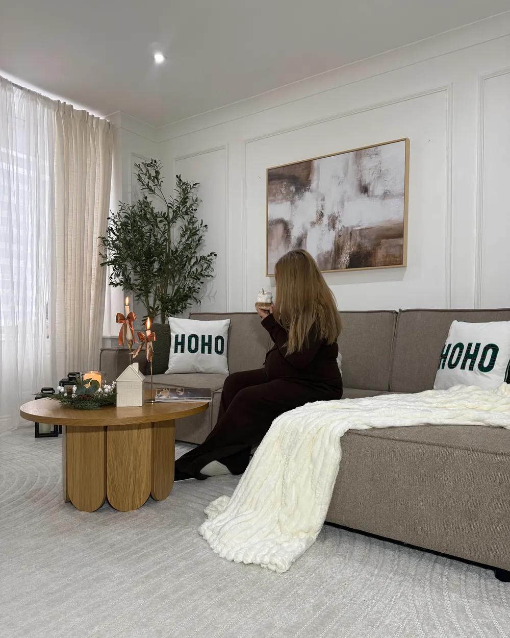 Kulmavuodesohva 3-istuttava ROMEDAL II Kangas Beige Vasen_1047152
