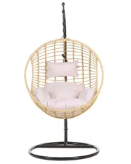 Hanging Chair with Stand ASPIO PE Rattan Natural_763701