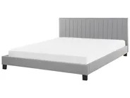 Bed Fabric POITIERS 180 x 200 cm (EU Super King) Light Grey_793082