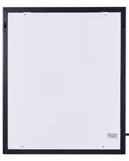 Badrumsspegel med LED ODENAS 50 cm 60 cm Svart_814050