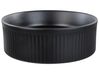 Countertop Basin GELDO ⌀ 370 mm Ceramic Black