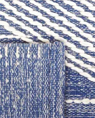 Rug DATCA Blue 140 x 200 cm Wool_830999