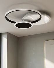 LED Ceiling Lamp ZAMI Metal Black_1149745