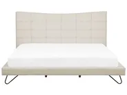 Bed Fabric LANNION 180 x 200 cm (EU Super King) Light Beige_759684