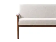 Sofa 3 Seater ESRUM Fabric Dark Brown/ Grey_1014672