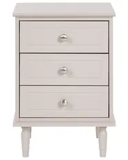 Sängbord med 3 lådor OBERON Beige_1135064