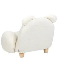 Barnfåtölj Kanin KANNA Bouclé Off-White_886906