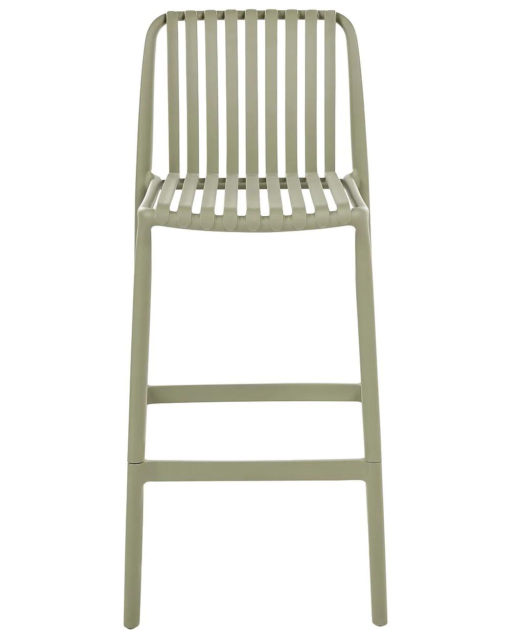 Set of 2 Bar Chairs ARICCIA Synthetic Material Green_1149263