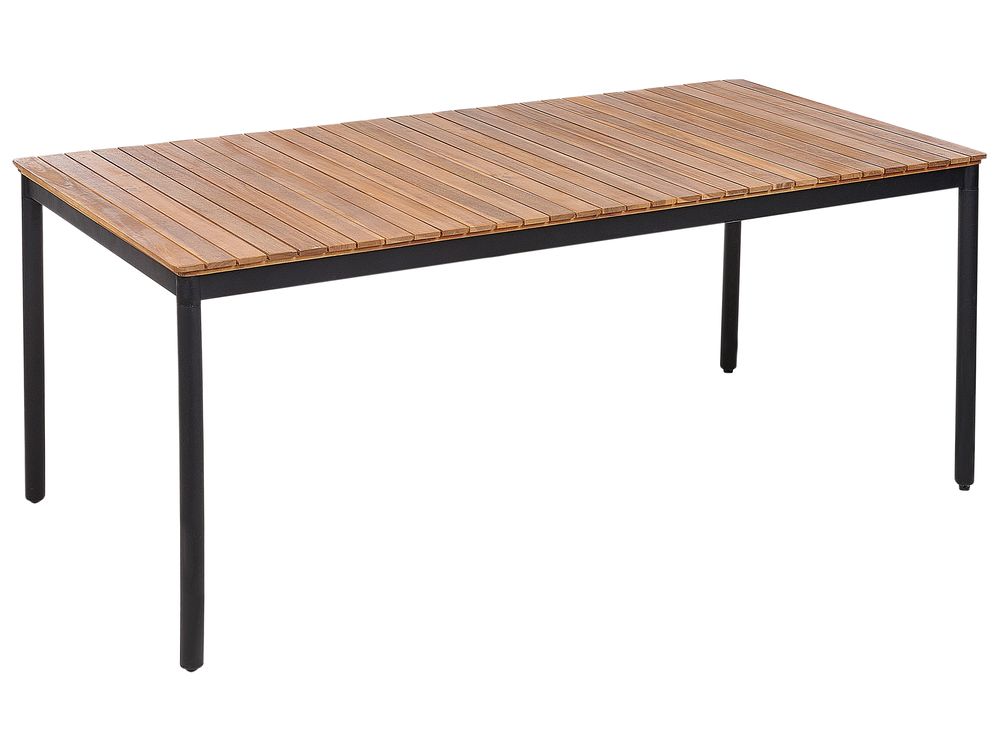 Spisebord til hagen VALLESE 180 cm 90 cm Akasietre Brun