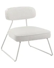 Set of 2 Armchairs FROVI Fabric Off-White_1012401