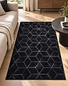 Faux Fur Rug THATTA Black 80 x 150 cm
