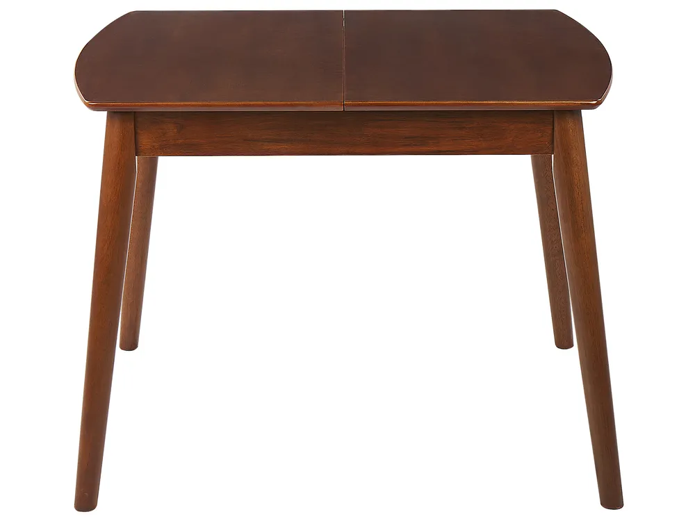 Extending Dining Table TOMS Dark Brown 100/130 cm 80 cm_826949